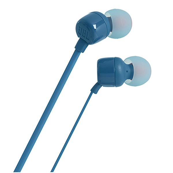 JBL Tune 110 in Ear Headphones with Mic Blue-10246