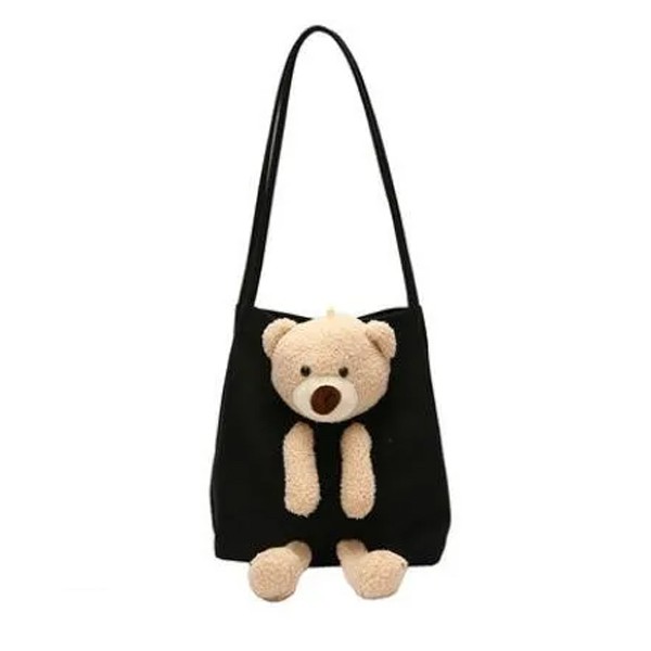 Autumn Bear Canvas Bag-7019