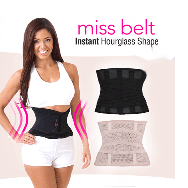 Miss Belt Adjustable Body Shaper Waist Slimmer Trimmer And Belly Flattener