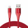 Anker A8452H91 Powerline + II lightning (3ft) Red01