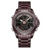 Naviforce Volcanic Men Steel Watch Brown, NF917001