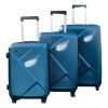 Fly Mate 3 pcs Blue Leaf Hard trolley Set01