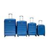 Travel Mate 4 pcs Blue Hard Trolley Set01