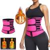 SWEATFIT Adjustable Slimming Waist Trimmer Pink01