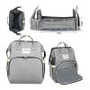 2 In 1 Diaper Bag Grey GM276-3-grey01