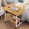 Small Laptop Table With 2 Shelfs Beige GM549-4-bi01