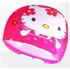 Children Cartoon Swimming Cap Rose Red Kitty Cat01