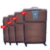 QTS Travelling Trolley 4pcs, Brown01