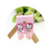 Childrens Cartoon Pierced Earrings Dark Pink 01