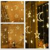 LED Star Moon Hanging Light 3.5 Meter Warm White01