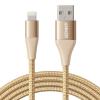 Anker A8453HB1 Powerline + II lightning (6ft) Golden01