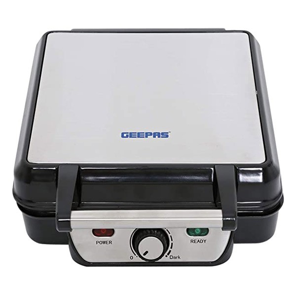 Geepas GWM5417 4 Slice Waffle Maker with Non-stick Surface 1100 Watts 