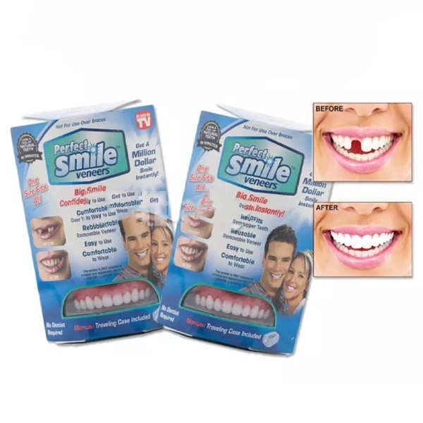 Perfect Smile Reusable Snap On Tooth Set