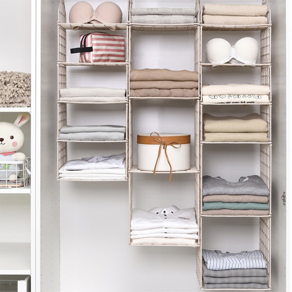 Multilayer Collapsible Clothes Storage Hanging Rack