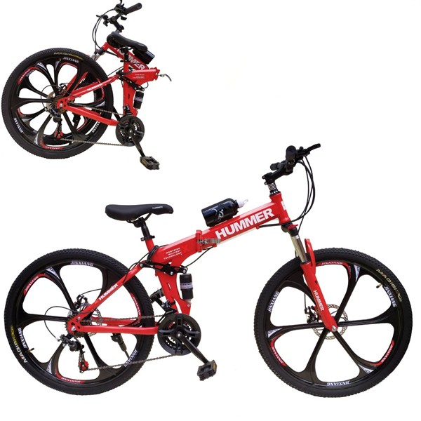 Aluminum Hummer 26 Inch Bicycle Red GM53-r