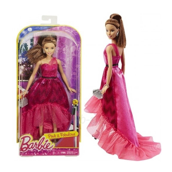 Barbie Pink & Fabulous Gown Doll- DGY69
