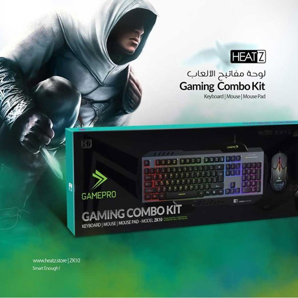 Heatz ZK10 Gaming Combo Kit