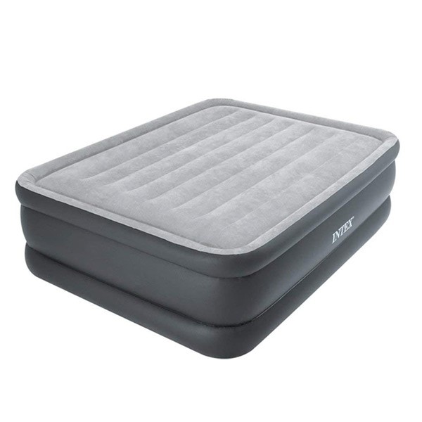Intex 64140 Queen Size Essential Rest Raised Airbed With Built-in Pump