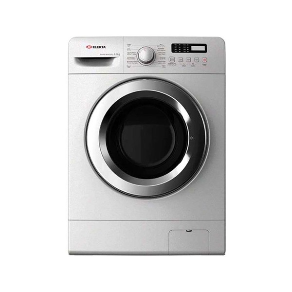 Elekta EAWM-8600(SW) Front Loading Automatic Washing Machine, 6Kg, Silver