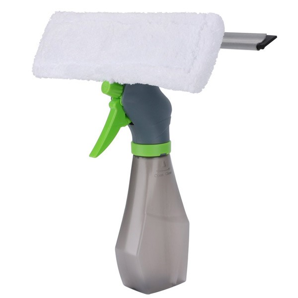 Home Care Go Cleaner 3 IN 1 Window Cleaner Squeezee,Microfiber Window Washer,Glass Cleaning Tool Wiper with Spray Bottle for Home Window, Car Window