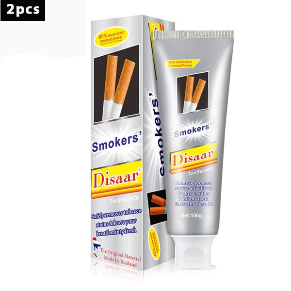 Disaar Smokers stain removal toothpaste 2 pcs