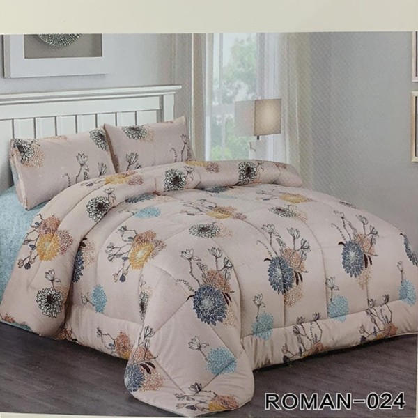 Roman King Size Comforter Set 4 pcs- 024
