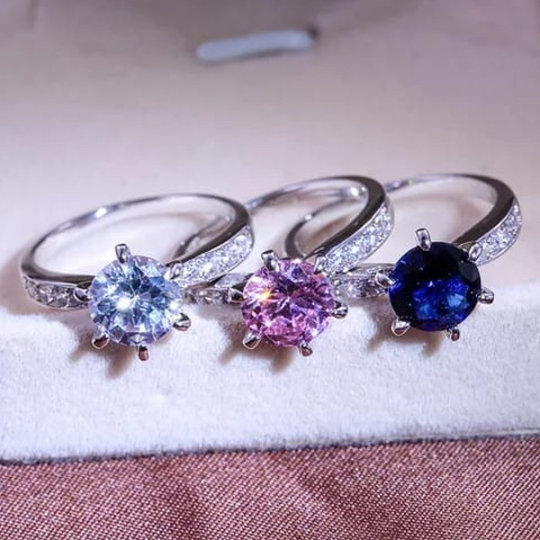SIGNATURE COLLECTIONS 3 in 1 Zircon Collection Rings SGR010