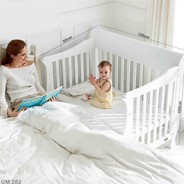 Cot with removable side on sale