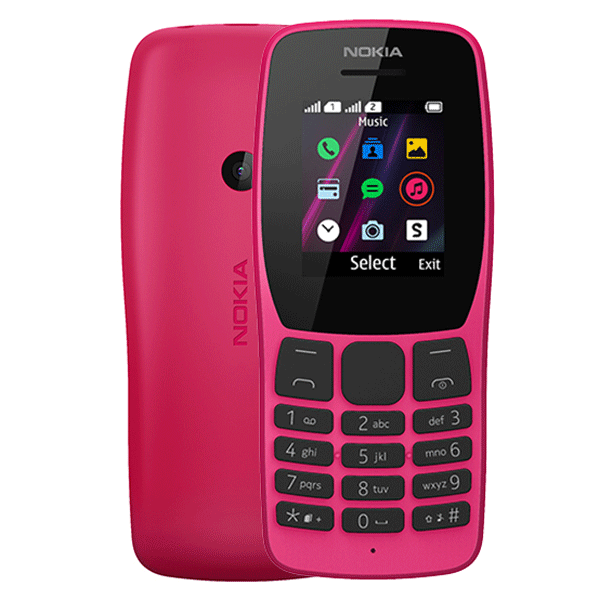 Nokia 110 Ta-1192 Dual Sim Gcc Pink
