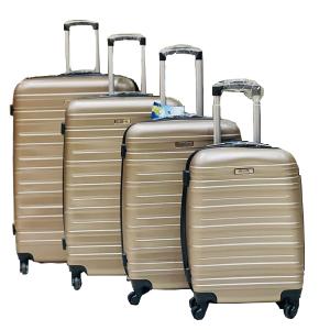 Travel Mate 4 pcs Golden Hard Trolley Set-HV