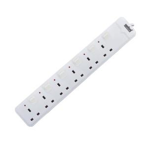 Sanford 6 Way Extension Socket- SF10121ES-HV