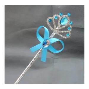 Cartoon Childrens Role Playing Hair Accessories Blue Magic Wand-HV