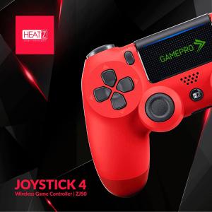 Heatz ZJ50 Joystick4 Gamepro Wireless Game Controller, Red-HV