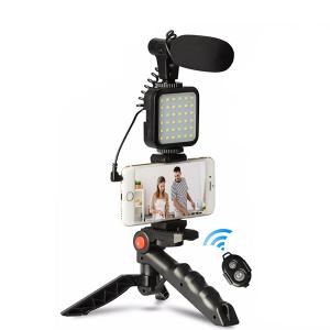 Video Making Tripod Kit With Mic, AY-49-HV