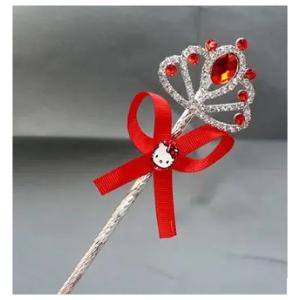 Cartoon Childrens Role Playing Hair Accessories Red Magic Wand-HV