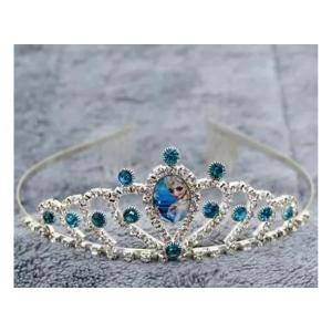 Cartoon Childrens Role Playing Hair Accessories Blue Crown-HV