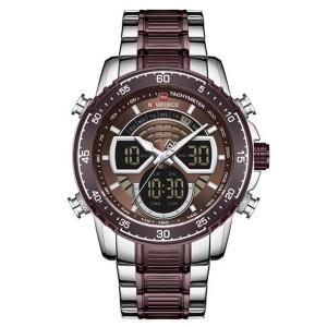 Naviforce Antoine Men Watch Silver Brown, NF9189-HV