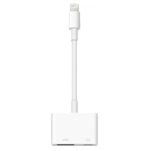 Apple MD826ZM/A Lightning Digital AV Adapter HDMI Adapter Compatible with Projector, HDTV, White-HV