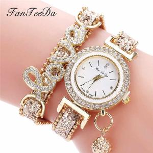 High Quality Beautiful Fashion Women Bracelet Watch Ladies Watch Casual Round Analog Quartz Wrist Bracelet Watch For Women A40-HV