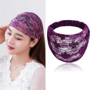 Lace Wide Brim Headband-HV