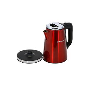 Olsenmark OMK2147 1.7 L Stainless Steel Cordless Electric Kettle, Red-HV