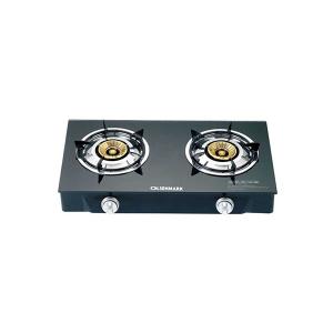 Olsenmark OMK2085 Stainless Steel Double Burner Gas Cooker-HV