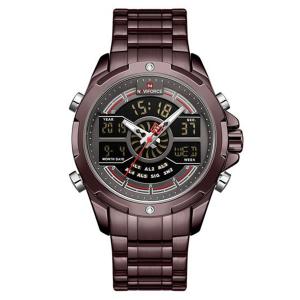 Naviforce Volcanic Men Steel Watch Brown, NF9170-HV