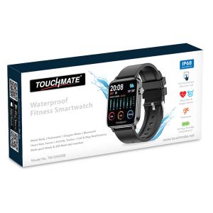 Touchmate TM-SW450B Full Touch Fitness Smartwatch, Black-HV