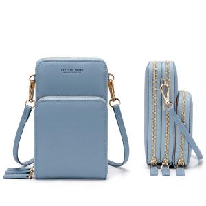 Forever Young Multifunctional Crossbody and Shoulder Bag For Women, Light blue-HV