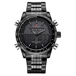 Naviforce Analog Digital Black Dial Mens Watch, NF9024-HV