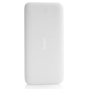 Xiaomi Redmi 20000mAh 18W Fast Charging Li-Polymer Power Bank USB Type C and Micro USB Ports, White-HV