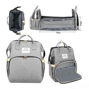 2 In 1 Diaper Bag Grey GM276-3-grey-HV