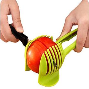 Plastic Potato, Tomato Slicer Tool, Assorted Color-HV