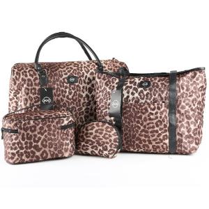 4 IN 1 Combo Okko Trolley Bag Cheetah print-HV